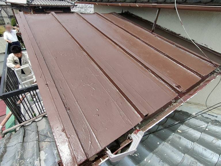 屋根からの雨漏り修理 施工前（大阪府 ）
